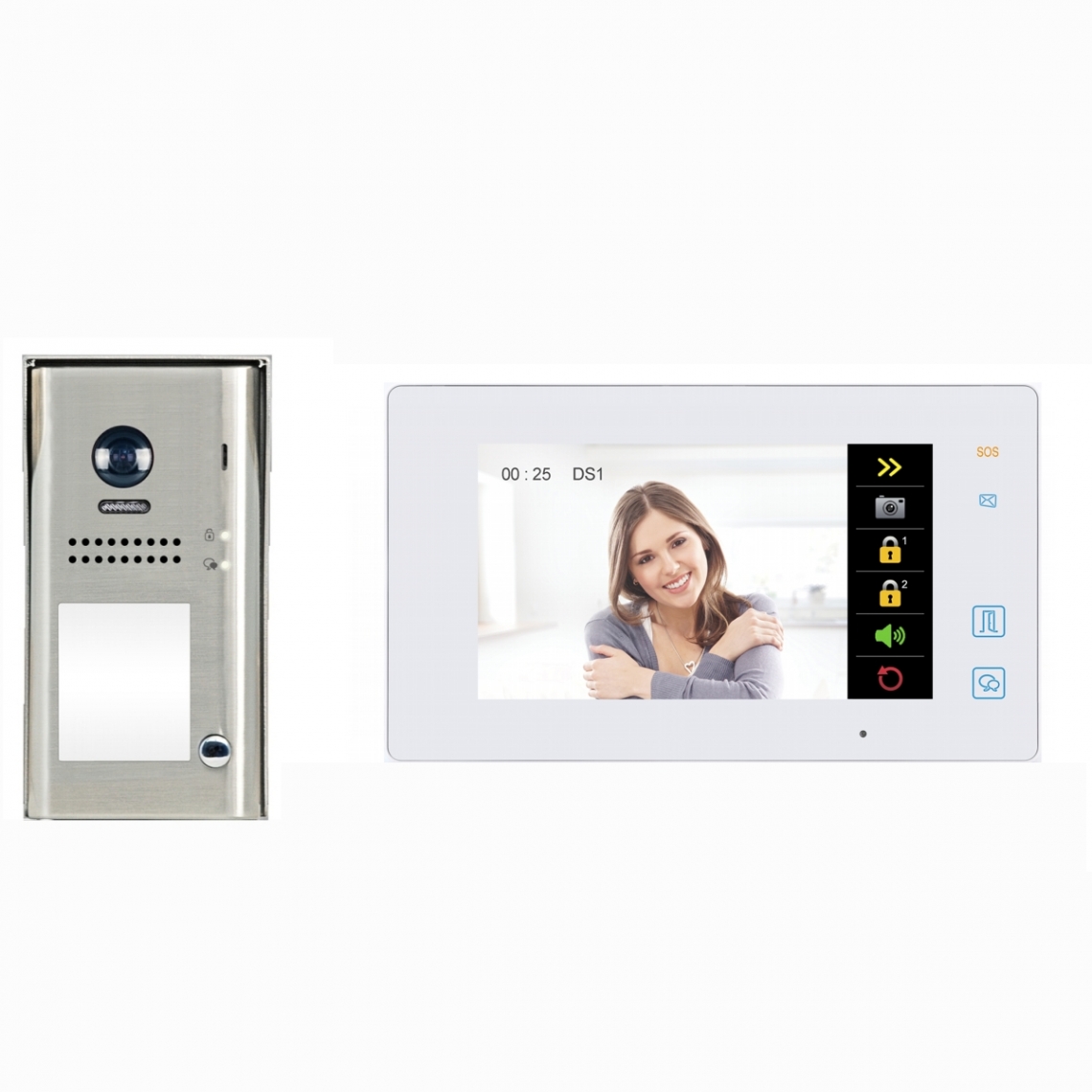 2 WIRE VIDEO DOOR PHONE KIT - 1SEK/ME