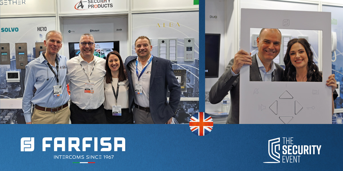 Farfisa à The Security Event NEC Birmingham, Royaume-Uni