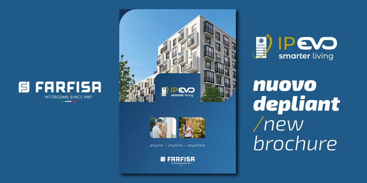Disponibile il nuovo depliant IP EVO