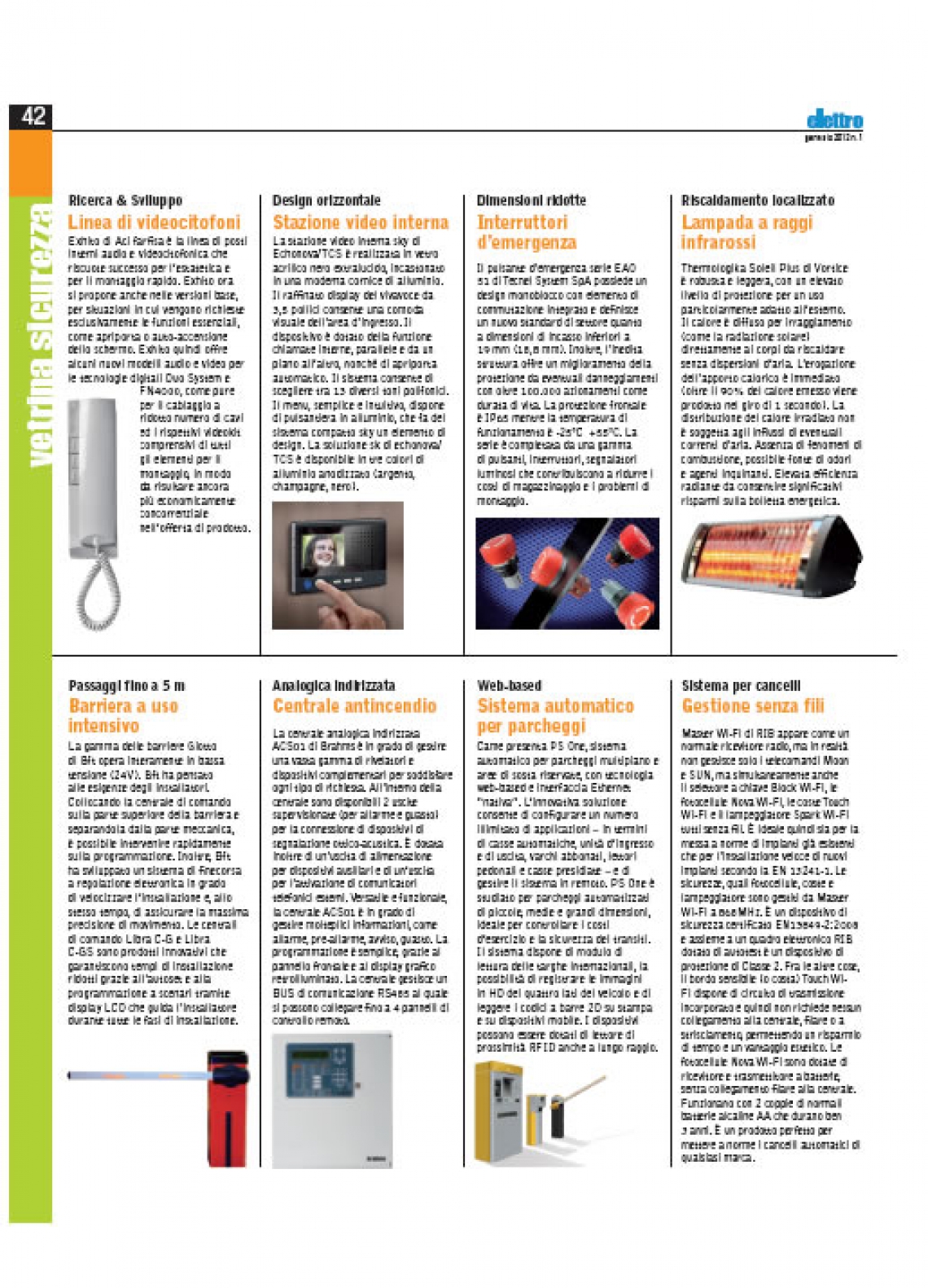 Implementazioni su gamma videocitofonica Exhito