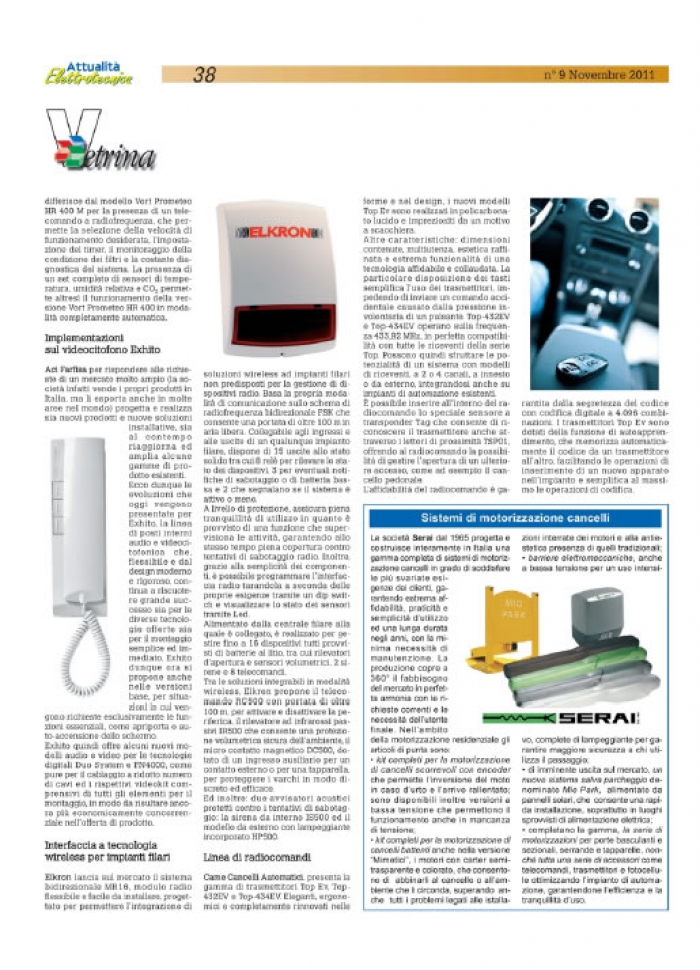 Implementazioni videocitofonia Exhito