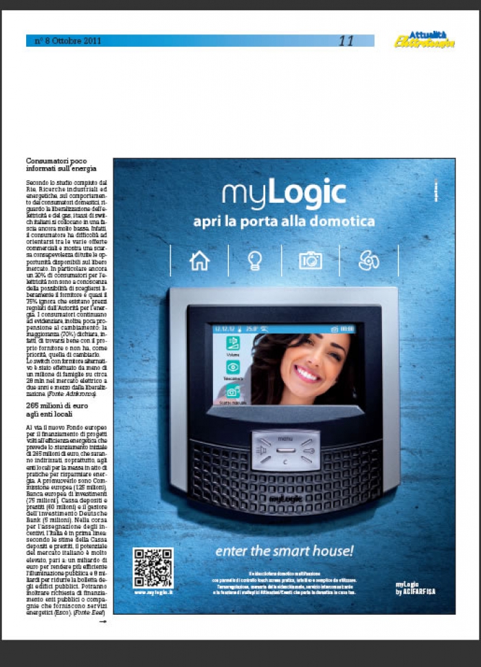 myLogic, videocitofono domotico