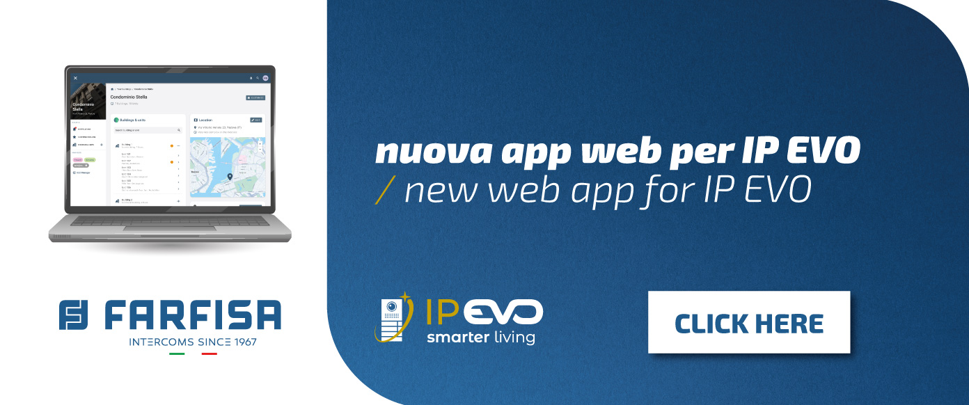 New web app for IP EVO