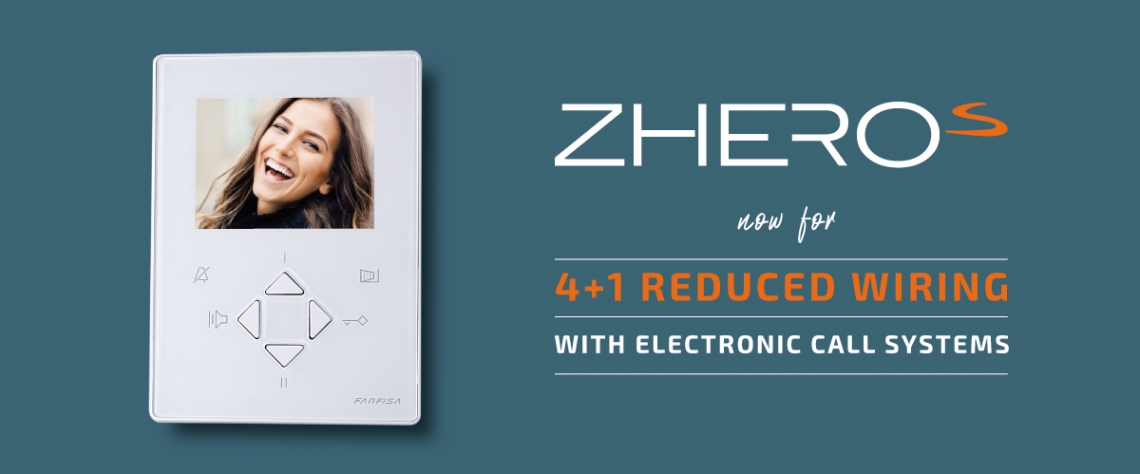 Nuovo videocitofono ZHeroS per 4+1