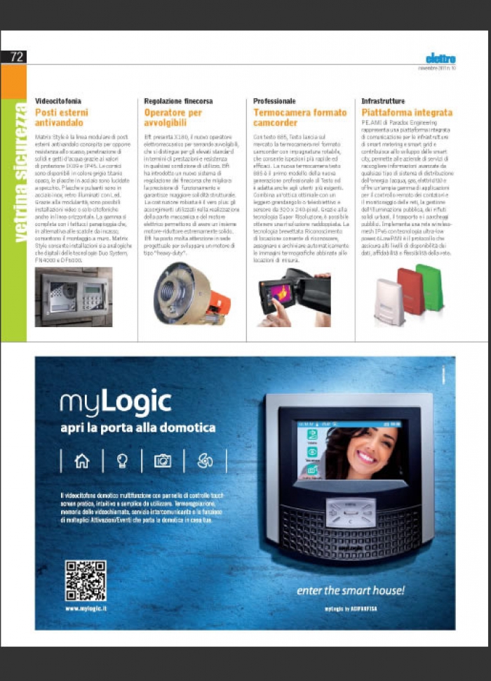 Videocitofono domotico myLogic